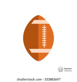 Rugby ball icon
