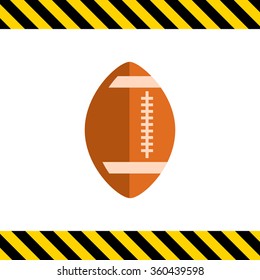 Rugby ball icon