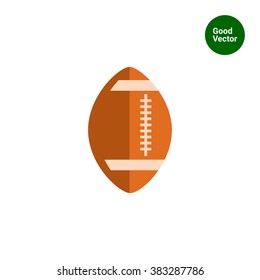Rugby ball icon