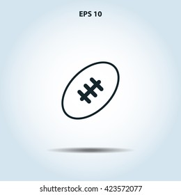 rugby ball icon