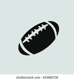 Rugby ball icon