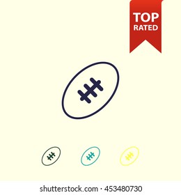 rugby ball icon