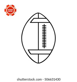 Rugby Ball Icon