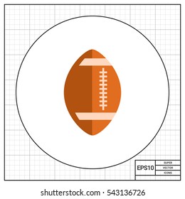 Rugby ball icon