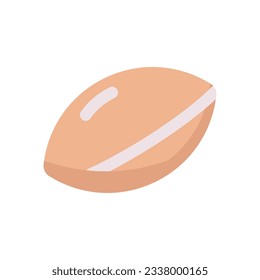 rugby ball icon design element