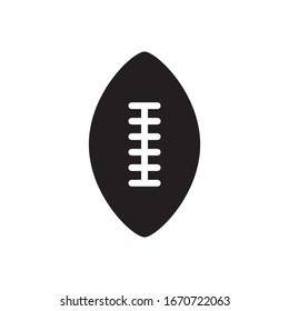 Rugby ball icon design. vector illustration