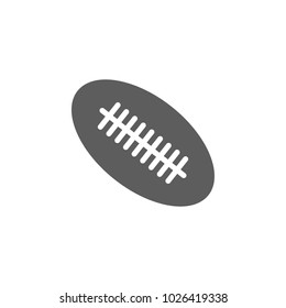 rugby ball icon. Element of sport for mobile concept and web apps. Icon for website design and development, app development. Premium icon on white background