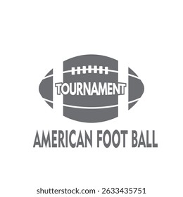 Rugby ball icon icolated on white  background  vector illustration