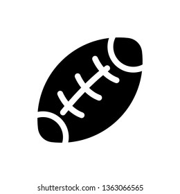Rugby ball icon - Vector