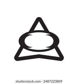 Rugby ball icon vector illustration design template
