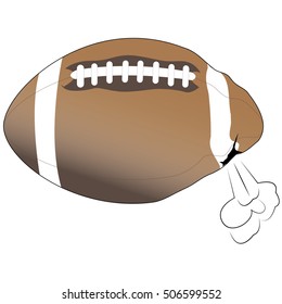 rugby ball leak