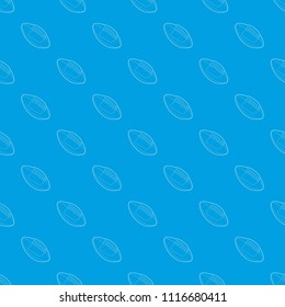 Rugby ball pattern vector seamless blue repeat for any use