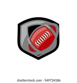 Rugby ball and Shield