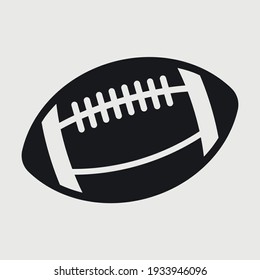 Rugby Ball Silhouette Printable Vector Design 