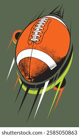 Rugby Ball Sports Graphic Vector