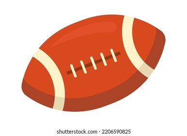 Rugby ball Sports icon. Vector illustration