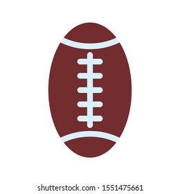 Rugby ball vector, editable icon vector illustration