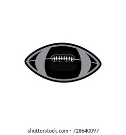 rugby ball vector icon