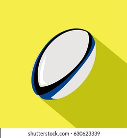 rugby ball vector illustration