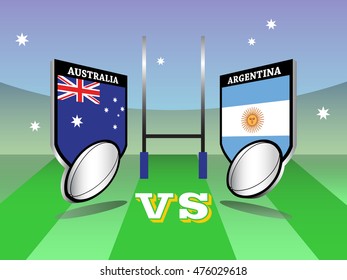 Rugby championship, Australia vs Argentina