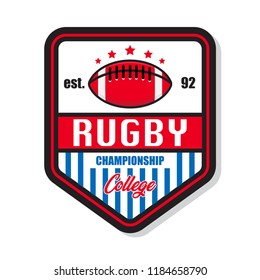 RUGBY CHAMPIONSHIP LABEL 