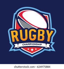 Rugby Championship Logo, American Logo Sport