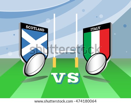 Rugby championship, Scotland vs Italy match