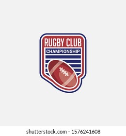 Rugby Club Logo Badge & Label