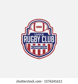 Rugby Club Logo Badge & Label