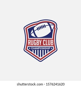 Rugby Club Logo Badge & Label