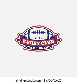 Rugby Club Logo Badge & Label