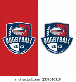 Rugby club sport logo design