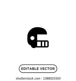rugby football america helmet black symbol icon designs illustration logo sign
