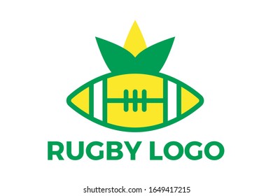 Rugby Football Logo Sport Vector Design
