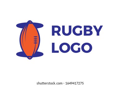 Rugby Football Logo Sport Vector Design