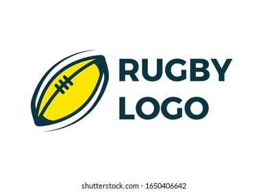 Rugby Football Logo Sport Vector Design