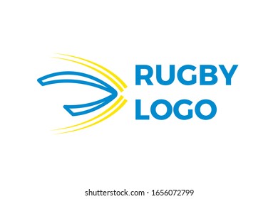 Rugby Football Logo Sport Vector Design