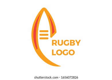 Rugby Football Logo Sport Vector Design