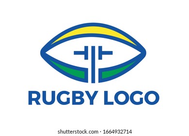 Rugby Football Logo Sport Vector Design