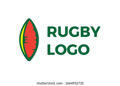 Rugby Football Logo Sport Vector Design
