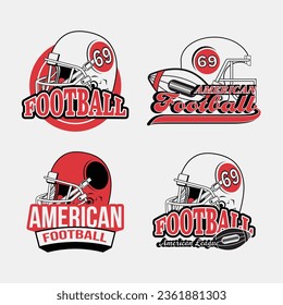 Rugby football logos badge prints. University slogan typography design. Vector illustration for fashion tee, t-shirt and poster
