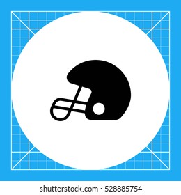 Rugby helmet icon