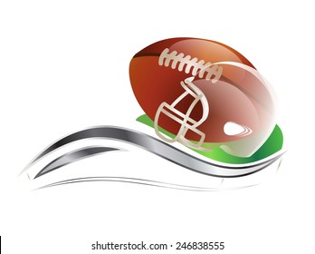 Rugby helmet stadium
