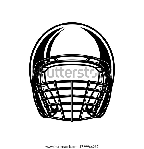 Rugby Helmet Vector Illustration Stock Vector (Royalty Free) 1729966297