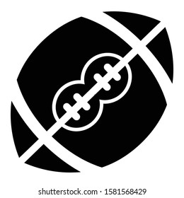 rugby icon glyph vector design