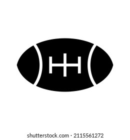 Rugby icon isolated on white background