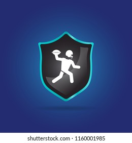 rugby icon. sport sign