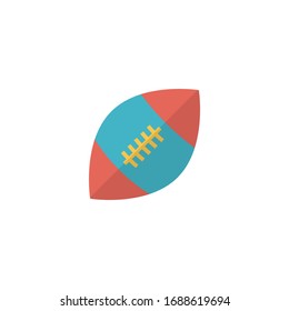 rugby icon vector illustration flat style design