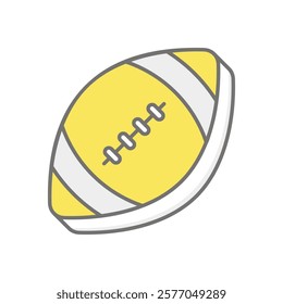 Rugby icon vector stock illustration