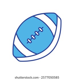 Rugby icon vector stock illustration